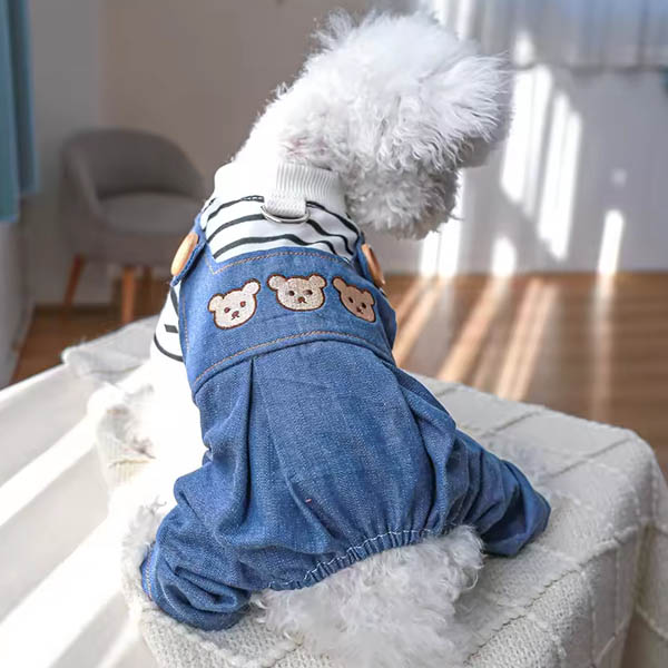 Stylish Denim Pet Coat